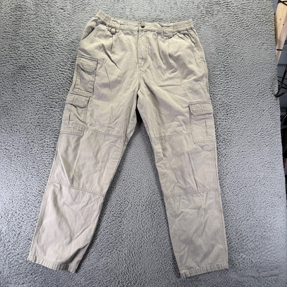 Royal Robbins Pant Womens 16 Beige Cotton Cargo Straight Travel Hiking Outdoor